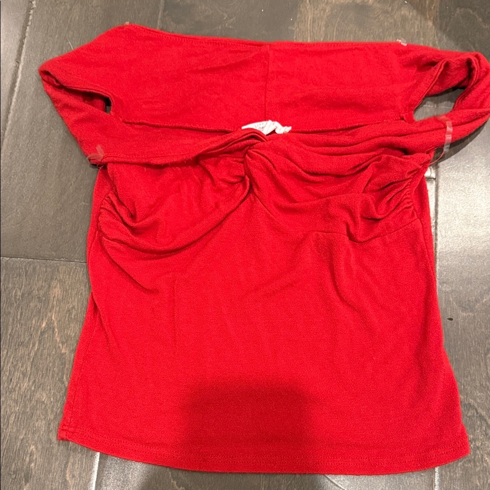 Live in the Moment Elegant Red Women's Top